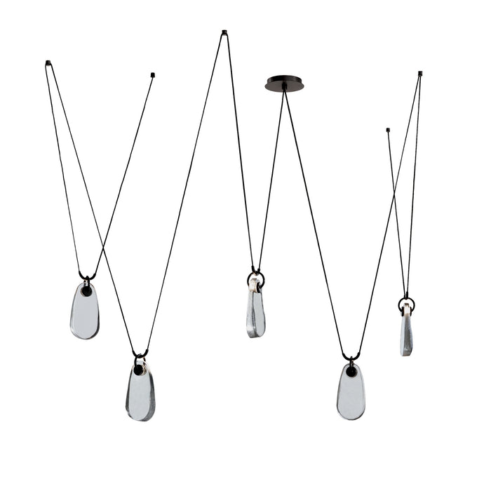 Arteriors - GADLC02 - LED Chandelier - Melt - Smoke