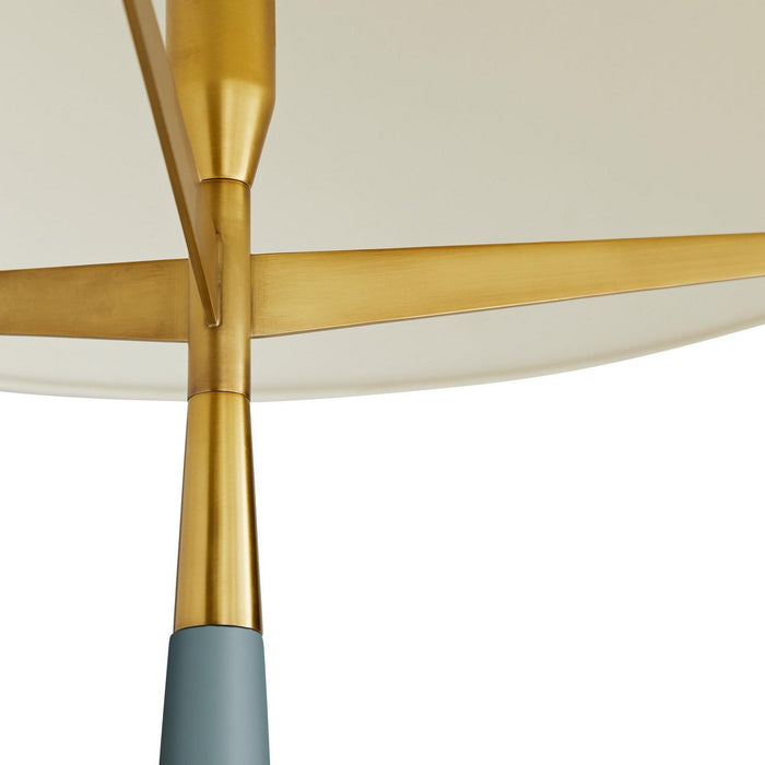 Arteriors - PFC24-401 - One Light Floor Lamp - Elden - Cadet Blue
