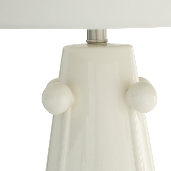 Arteriors - PTC68-441 - One Light Table Lamp - Miriam - Ivory Crackle