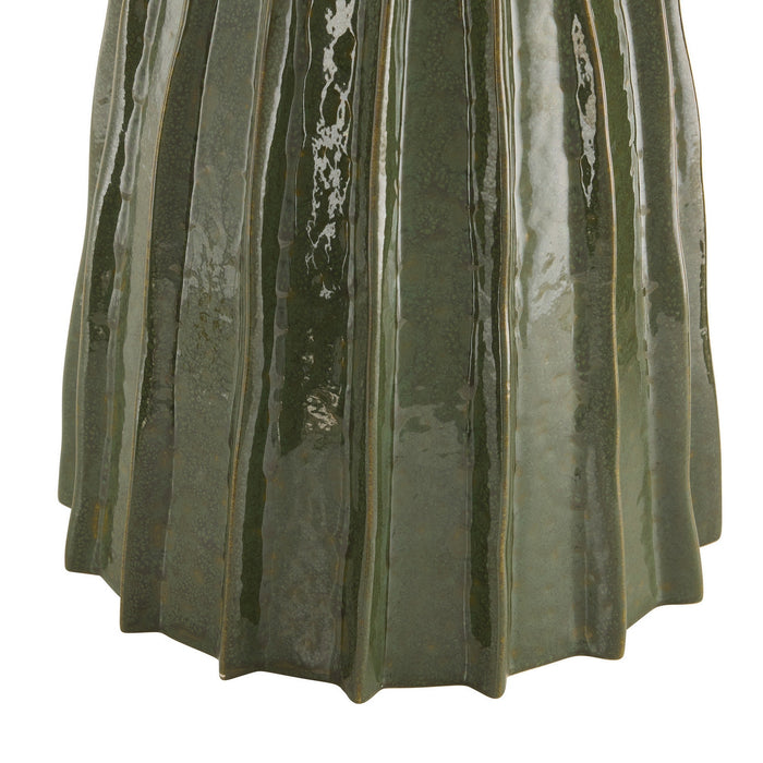 Arteriors - PTE16-934 - One Light Table Lamp - Nyla - Dark Green Reactive