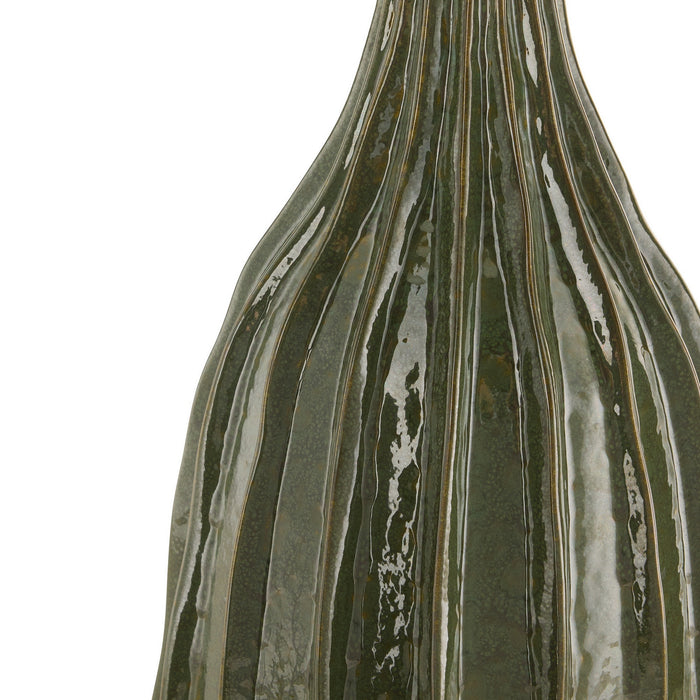 Arteriors - PTE16-934 - One Light Table Lamp - Nyla - Dark Green Reactive