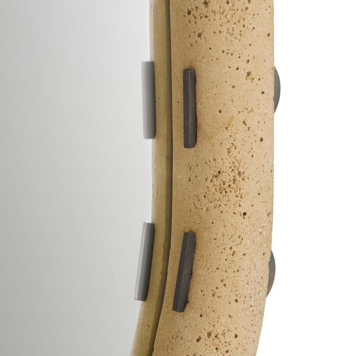 Arteriors - WMC05 - Mirror - Nicolai - Faux Travertine