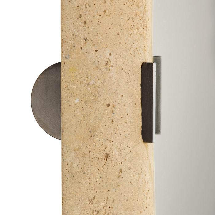 Arteriors - WMC05 - Mirror - Nicolai - Faux Travertine