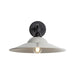 Golden - 5096-OWL15 BLK-WGY - One Light Wall Sconce - Croma - Matte Black