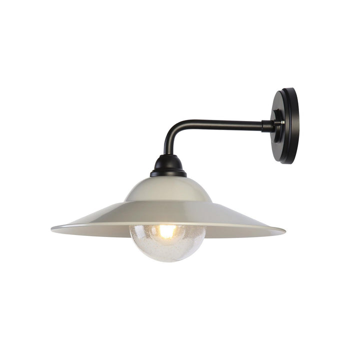 Golden - 5096-OWL15 BLK-WGY-SB - One Light Wall Sconce - Croma - Matte Black