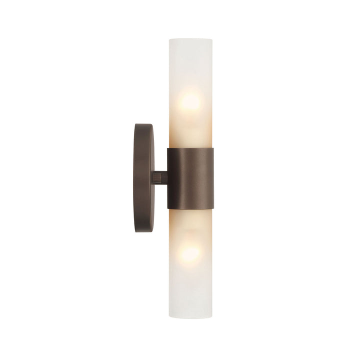Golden - 5803-2W MDB-EBO - Two Light Wall Sconce - Lyssna Cirkel - Modern Bronze