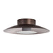 Golden - 6400-FM12 COS-SAN - LED Flush Mount - Luma - Coffee Silver