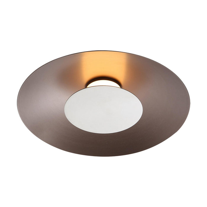 Golden - 6400-FM12 COS-SAN - LED Flush Mount - Luma - Coffee Silver
