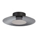 Golden - 6400-FM12 GRA-COS - LED Flush Mount - Luma - Graphite
