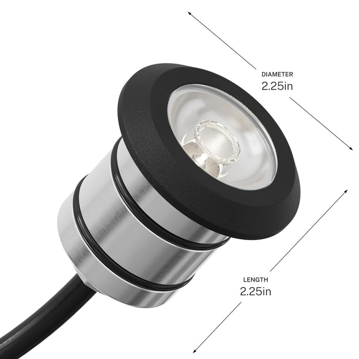 Kichler - 16141BKB30 - LED Mini All-Purpose - Landscape Led - Black Brass