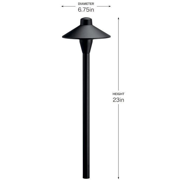 Kichler - 15478BKB - LED Path Light - Black Brass