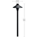 Kichler - 15478BKB - LED Path Light - Black Brass