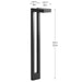 Kichler - 15844BKB - LED Path LIght - Black Brass