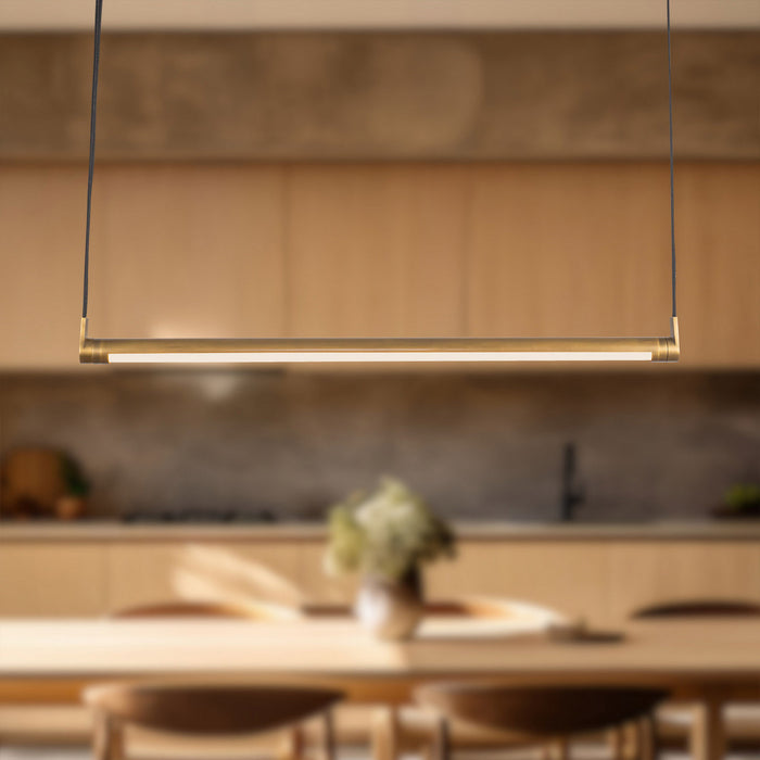Kuzco Lighting - LP46841-VB-UNV - LED Linear Pendant - Laurence - Vintage Brass