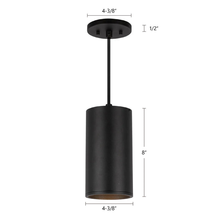Kuzco Lighting - LD4-PD08W20-3036-BK-UNV-010 - LED Pendant - Lorna - Black