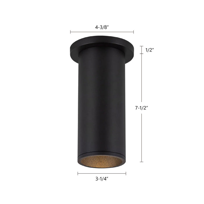 Kuzco Lighting - LD3-SM08W14-3036-BK-UNV-010 - LED Ceiling Mount - Lorna - Black