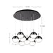 Kuzco Lighting - MP402801BC-09 - LED Pendant - Pluto - Black Chrome