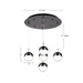 Kuzco Lighting - MP402801BC-05 - LED Pendant - Pluto - Black Chrome