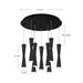 Kuzco Lighting - MP42502BK-09 - LED Pendant - Robson - Black
