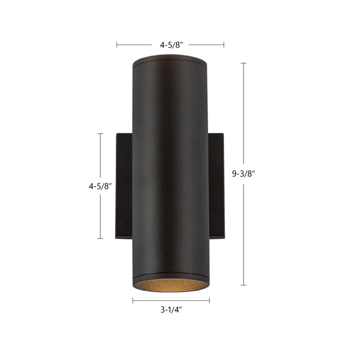 Kuzco Lighting - LD3-UD09W20-3036-BK-UNV-010 - LED Wall Sconce - Lorna - Black