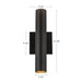 Kuzco Lighting - LD2-UD12W20-3036-BK-UNV-010 - LED Wall Sconce - Lorna - Black