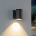 Kuzco Lighting - EW264105-BK - LED Outdoor Wall Sconce - Nordic - Black