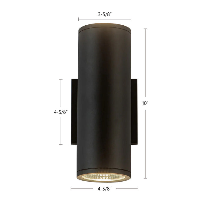 Kuzco Lighting - EW264210-BK - LED Outdoor Wall Sconce - Nordic - Black