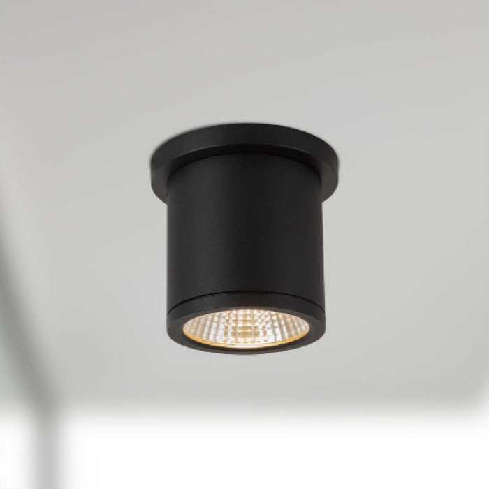 Kuzco Lighting - EC264104-BK - LED Outdoor Ceiling Mount - Nordic - Black