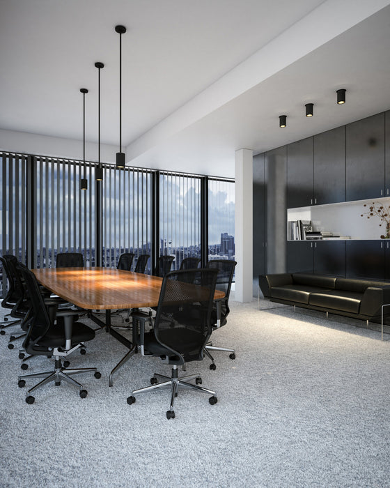 Kuzco Lighting - EC264106-BK - LED Outdoor Ceiling Mount - Nordic - Black