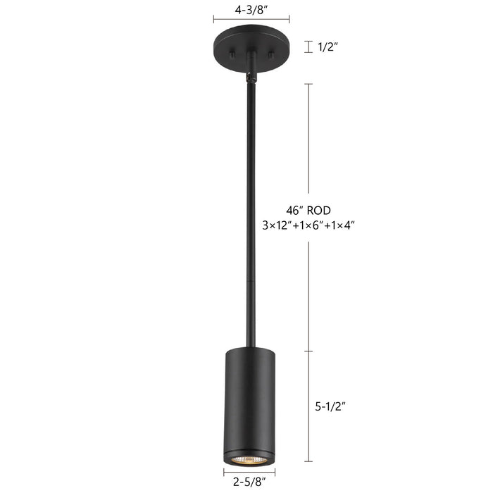 Kuzco Lighting - EP262106-BK - LED Outdoor Pendant - Nordic - Black