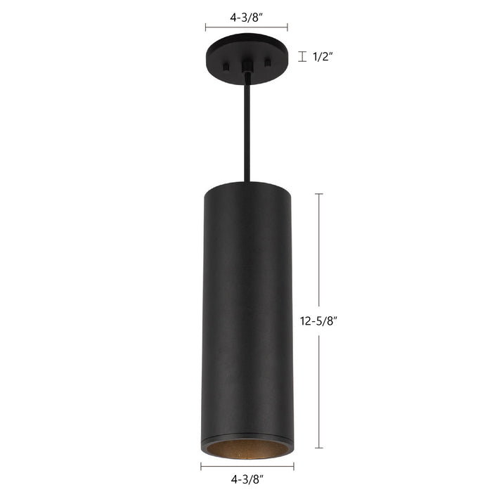 Kuzco Lighting - LD4-PD12W24-3036-BK-UNV-010 - LED Pendant - Lorna - Black