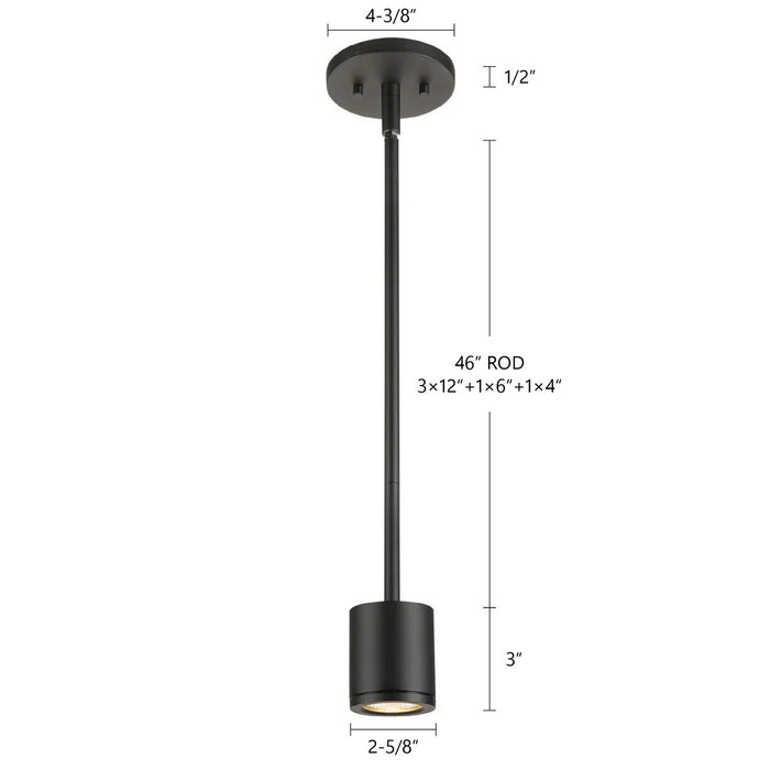 Kuzco Lighting - EP262103-BK - LED Outdoor Pendant - Nordic - Black