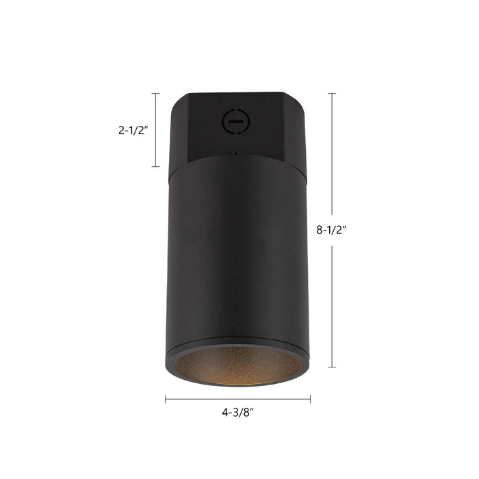 Kuzco Lighting - LD4-CC06W18-3036-BK-UNV-010 - LED Ceiling Mount - Lorna - Black