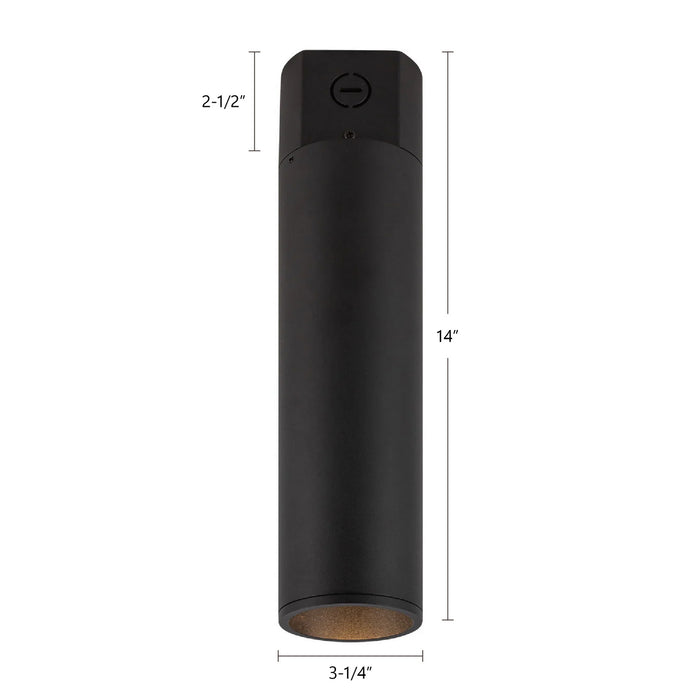 Kuzco Lighting - LD3-CC12W18-3036-BK-UNV-010 - LED Ceiling Mount - Lorna - Black