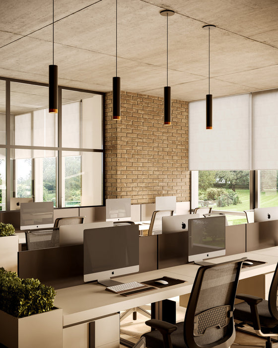 Kuzco Lighting - LD2-PD12W12-3036-BK-UNV-010 - LED Pendant - Lorna - Black