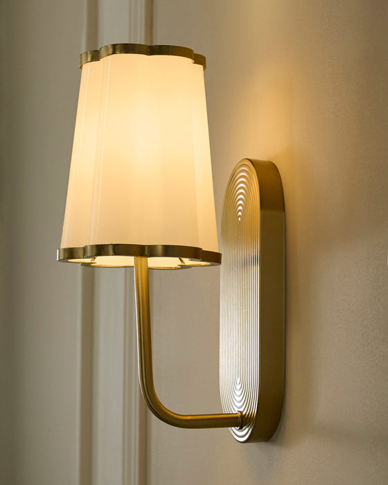 Quorum - 5229-1-80 - One Light Wall Mount - Belinder - Aged Brass