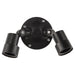 Quorum - 694-2-15 - Two Light Wall Mount - Black