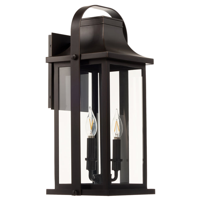 Quorum - 741-20-36 - Two Light Wall Mount - Downey - Bronze