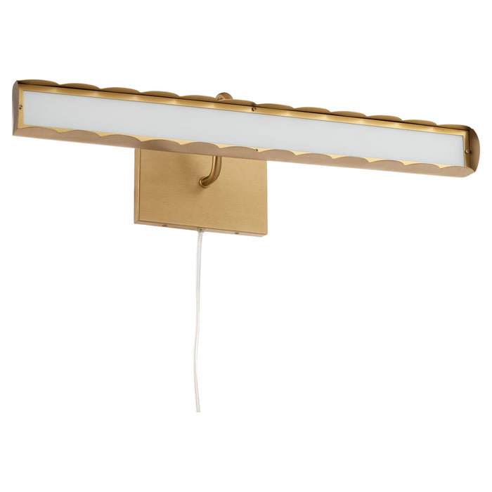 Quorum - 9562-80 - LED Picture Light - Karnes - Aged Brass