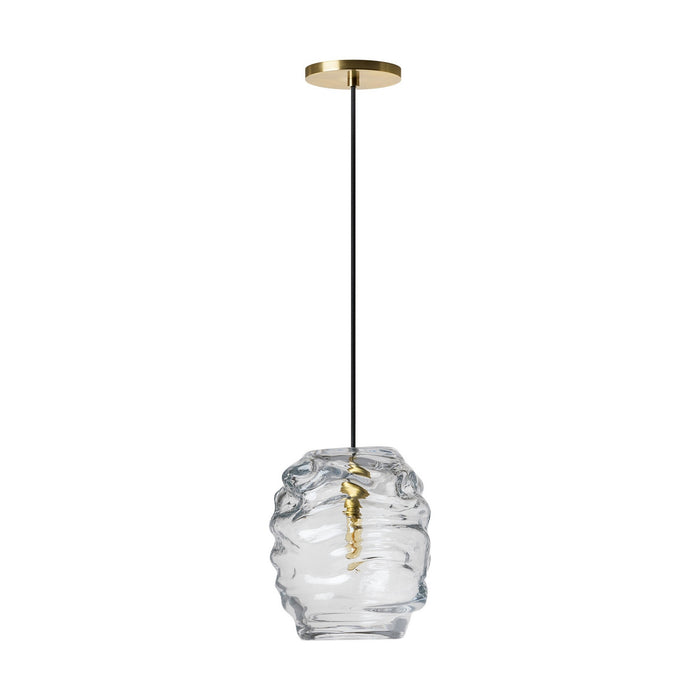 Visual Comfort Modern - SLPD865HABCG - One Light Pendant - Audra - Hand-Rubbed Antique Brass