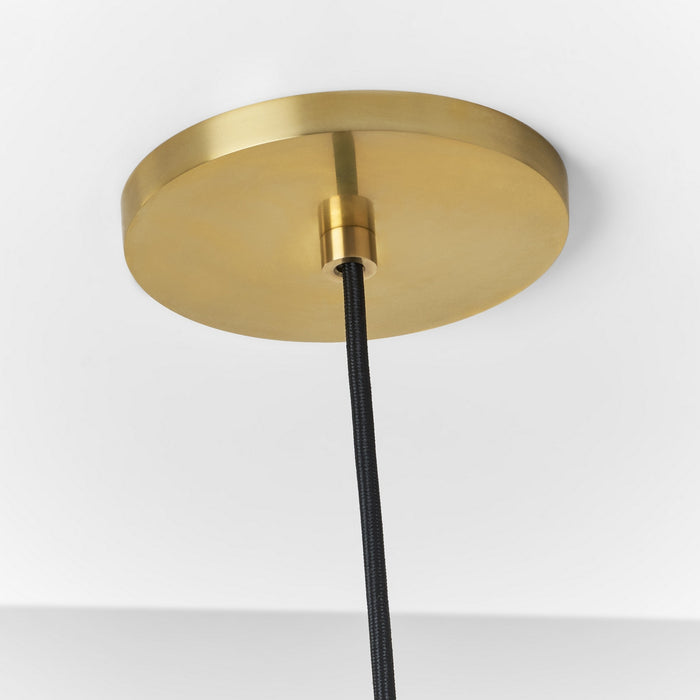 Visual Comfort Modern - SLPD865HABCG - One Light Pendant - Audra - Hand-Rubbed Antique Brass
