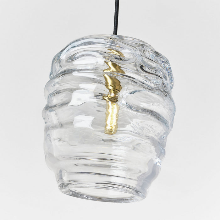 Visual Comfort Modern - SLPD865HABCG - One Light Pendant - Audra - Hand-Rubbed Antique Brass