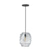 Visual Comfort Modern - SLPD865BCG - One Light Pendant - Audra - Nightshade Black