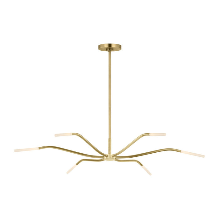 Visual Comfort Modern - SLCH81927HABEG - LED Chandelier - Lajos - Hand-Rubbed Antique Brass