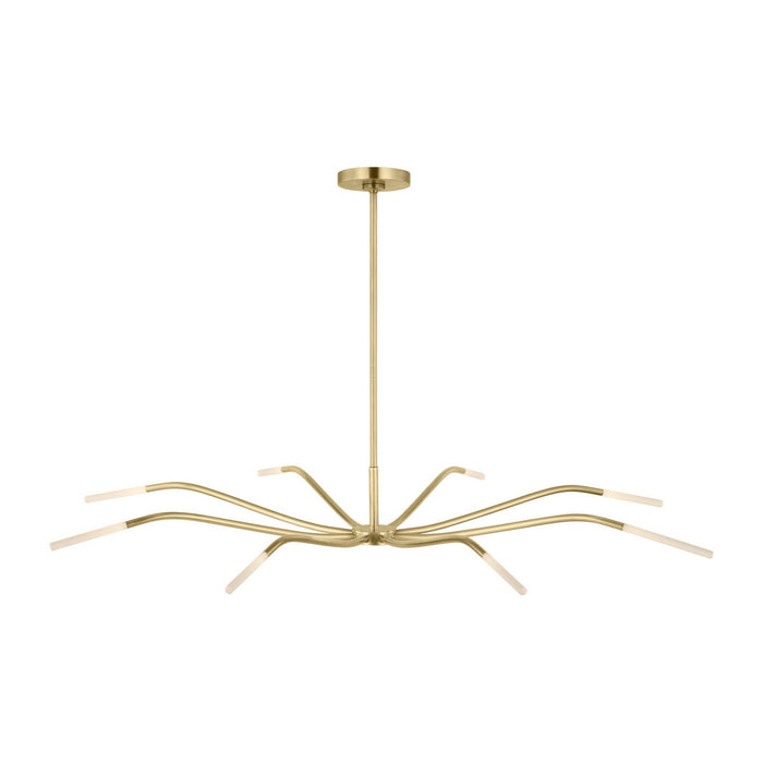 Visual Comfort Modern - SLCH81827HABEG - LED Chandelier - Lajos - Hand-Rubbed Antique Brass