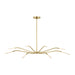 Visual Comfort Modern - SLCH81827HABEG - LED Chandelier - Lajos - Hand-Rubbed Antique Brass