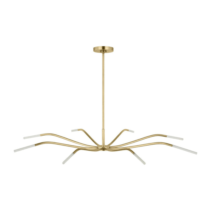 Visual Comfort Modern - SLCH81827HABEG - LED Chandelier - Lajos - Hand-Rubbed Antique Brass