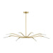 Visual Comfort Modern - SLCH81827HABEG - LED Chandelier - Lajos - Hand-Rubbed Antique Brass