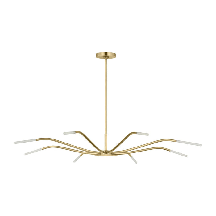Visual Comfort Modern - SLCH81827HABEG - LED Chandelier - Lajos - Hand-Rubbed Antique Brass
