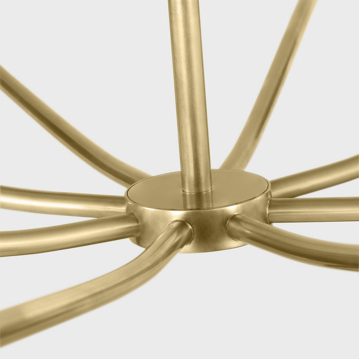 Visual Comfort Modern - SLCH81827HABEG - LED Chandelier - Lajos - Hand-Rubbed Antique Brass